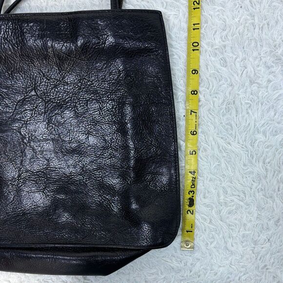 Pelle Studio Wilsons Leather Black Leather Handbag 11x12 - Picture 4 of 5